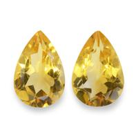 4.92 Ct.Tw.Total Carat Weight Citrine Pair from Brazil Image