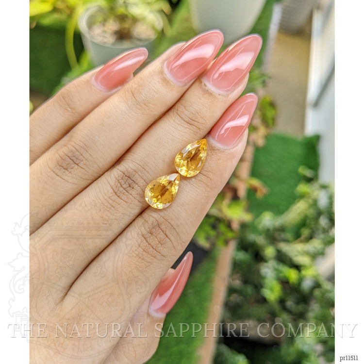 4.92 Ct.Tw. Citrine Pair from Brazil