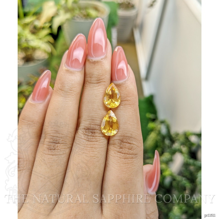 4.92 Ct.Tw. Citrine Pair from Brazil