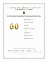 5.12 Ct.Tw.Total Carat Weight Yellow Citrine Pair from Brazil Scan Report