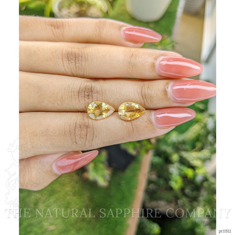 5.12 Ct.Tw. Citrine Pair from Brazil