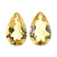 5.13 Ct.Tw. Pear Citrine Pair