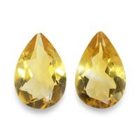 4.47 Ct.Tw. Pear Citrine Pair
