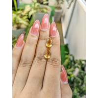 4.47&nbsp;Ct.Tw.Total Carat Weight Citrine Pair from Brazil Life Style