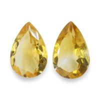 4.67 Ct.Tw. Pear Citrine Pair