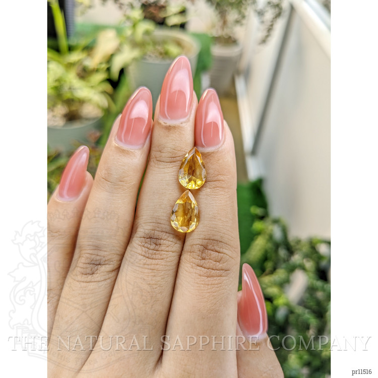 4.67 Ct.Tw. Citrine Pair from Brazil