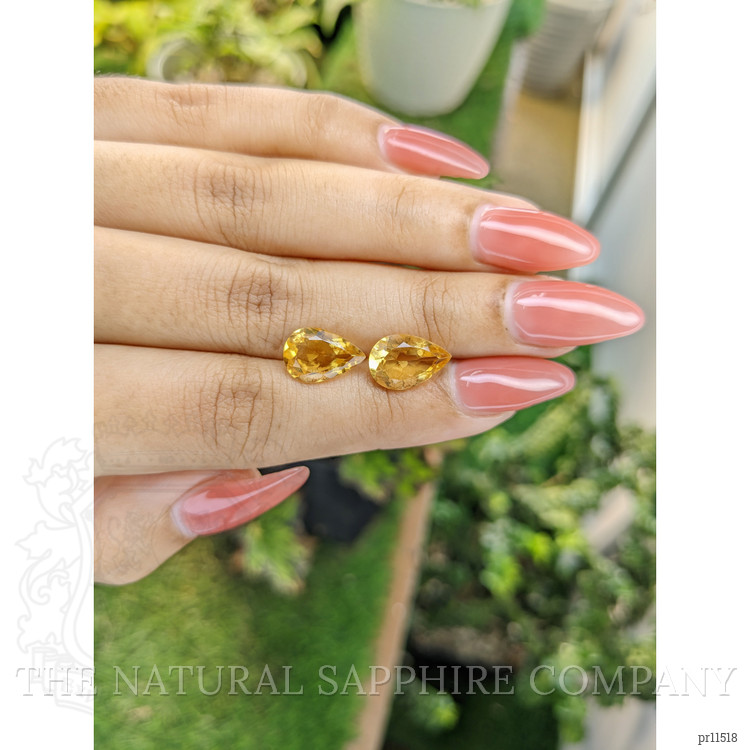 4.67 Ct.Tw. Citrine Pair from Brazil