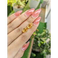 4.67&nbsp;Ct.Tw.Total Carat Weight Citrine Pair from Brazil Life Style