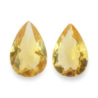 4.90 Ct.Tw. Pear Citrine Pair