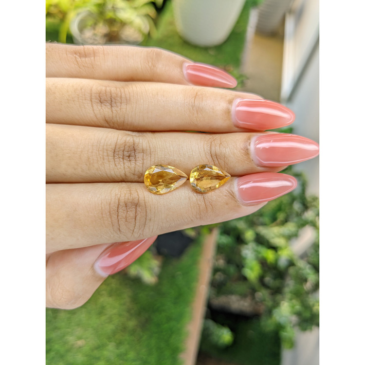 4.90 Ct.Tw. Citrine Pair from Brazil