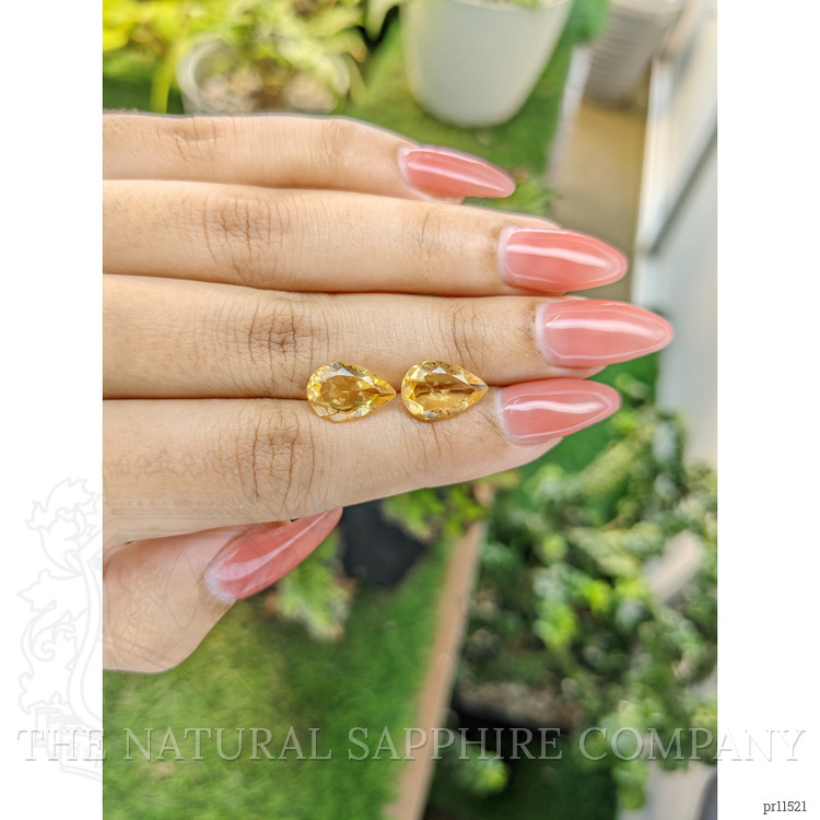 4.62 Ct.Tw. Citrine Pair from Brazil