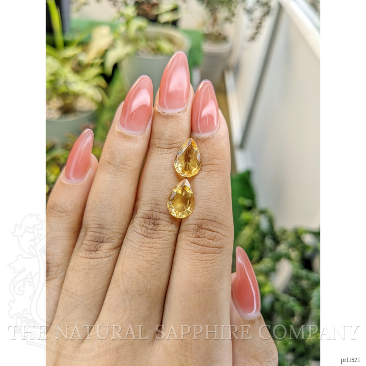 4.62 Ct.Tw. Citrine Pair from Brazil