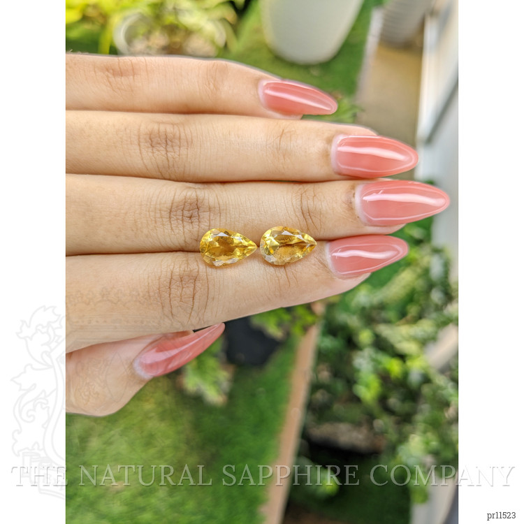 5.83 Ct.Tw. Citrine Pair from Brazil