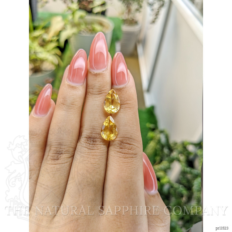 5.83 Ct.Tw. Citrine Pair from Brazil