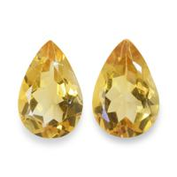 5.50 Ct.Tw. Pear Citrine Pair