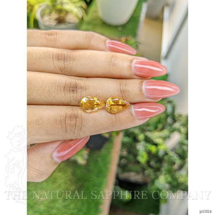 5.50 Ct.Tw. Citrine Pair from Brazil