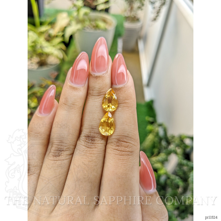 5.50 Ct.Tw. Citrine Pair from Brazil