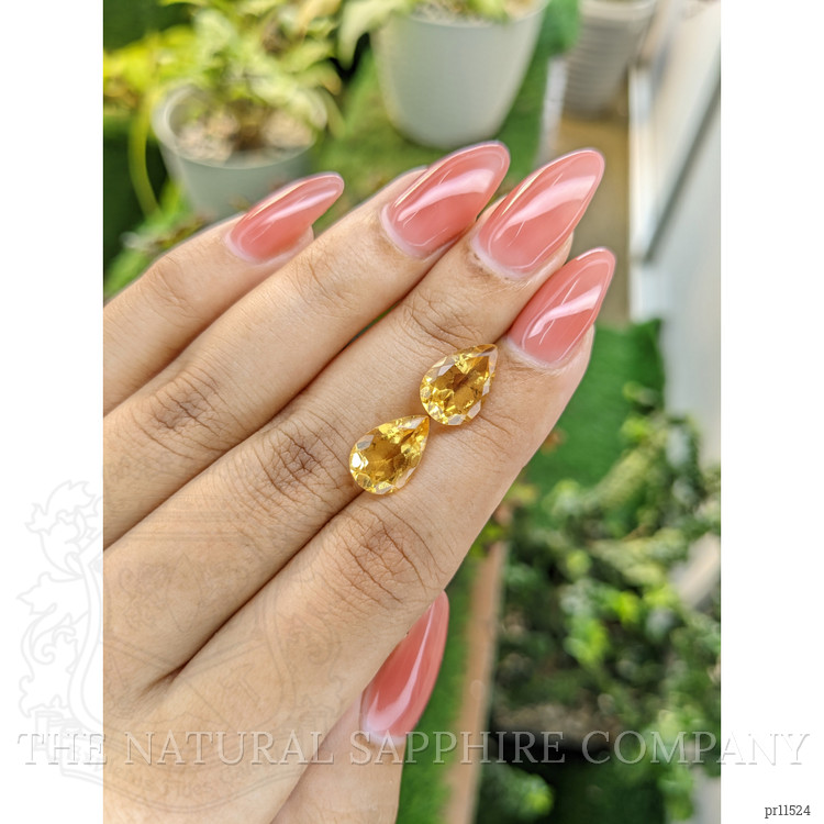 5.50 Ct.Tw. Citrine Pair from Brazil