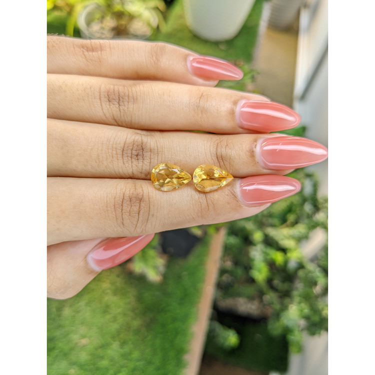 4.72 Ct.Tw. Citrine Pair from Brazil