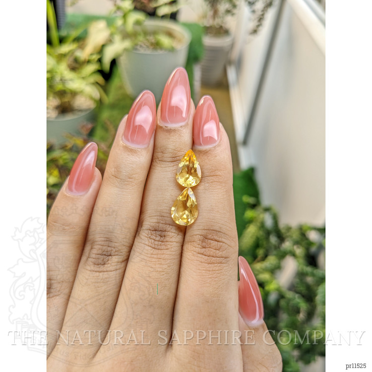 4.72 Ct.Tw. Citrine Pair from Brazil