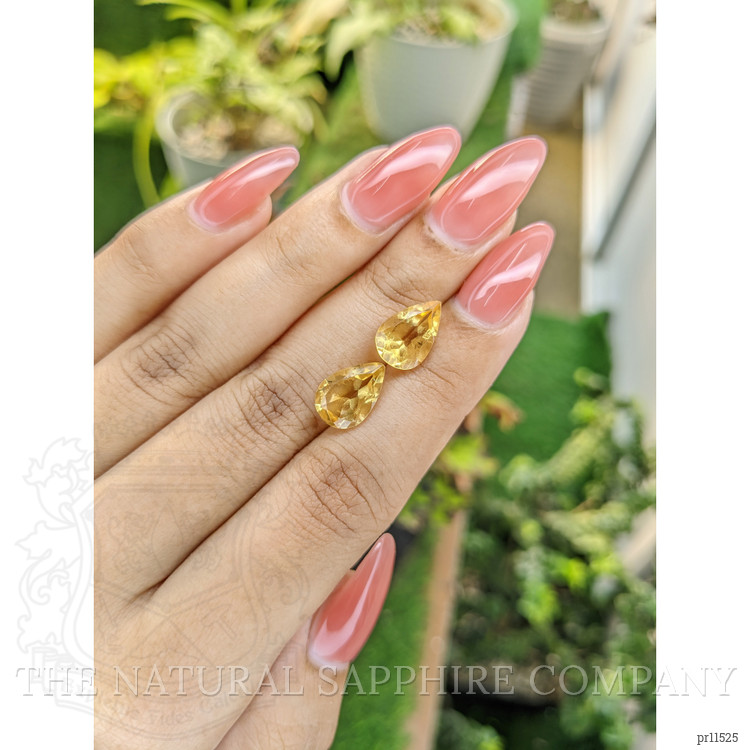 4.72 Ct.Tw. Citrine Pair from Brazil