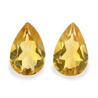 4.76 Ct.Tw. Pear Citrine Pair