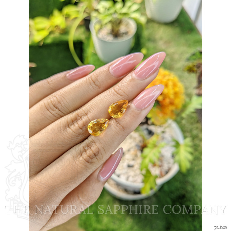 4.68 Ct.Tw. Citrine Pair from Brazil