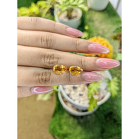 4.73 Ct.Tw.Total Carat Weight Citrine Pair from Brazil Life Style