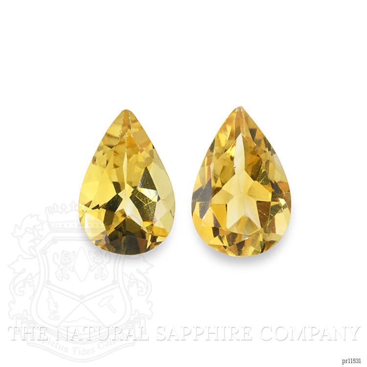 5.48 Ct.Tw. Citrine Pair from Brazil