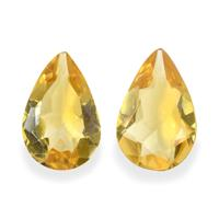 4.07 Ct.Tw. Pear Citrine Pair