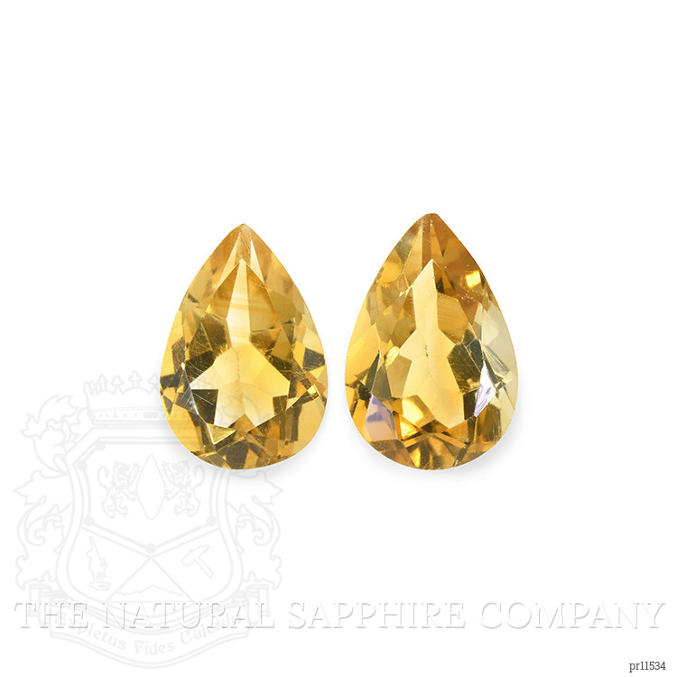 5.50 Ct.Tw. Citrine Pair from Brazil