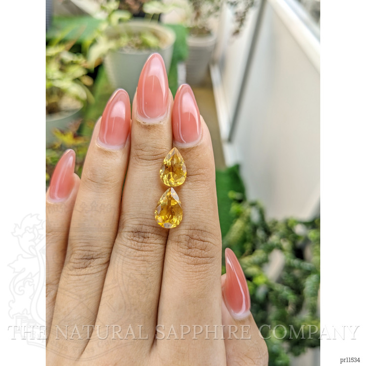 5.50 Ct.Tw. Citrine Pair from Brazil