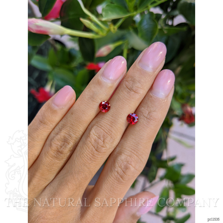 1.49 Ct.Tw. Ruby Pair from Mozambique