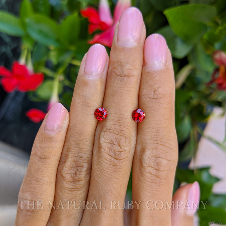 1.28 Ct.Tw. Ruby Pair from Mozambique