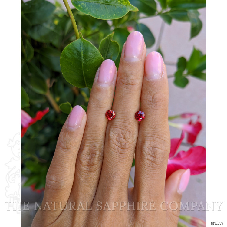 1.32 Ct.Tw. Ruby Pair from Mozambique