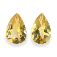 5.40 Ct.Tw. Pear Citrine Pair