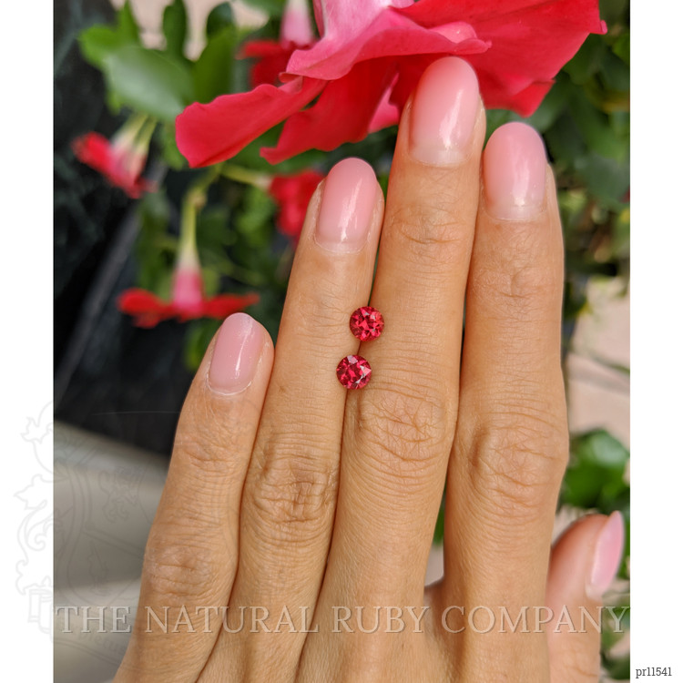 1.32 Ct.Tw. Ruby Pair from Mozambique