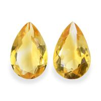 4.51 Ct.Tw. Pear Citrine Pair
