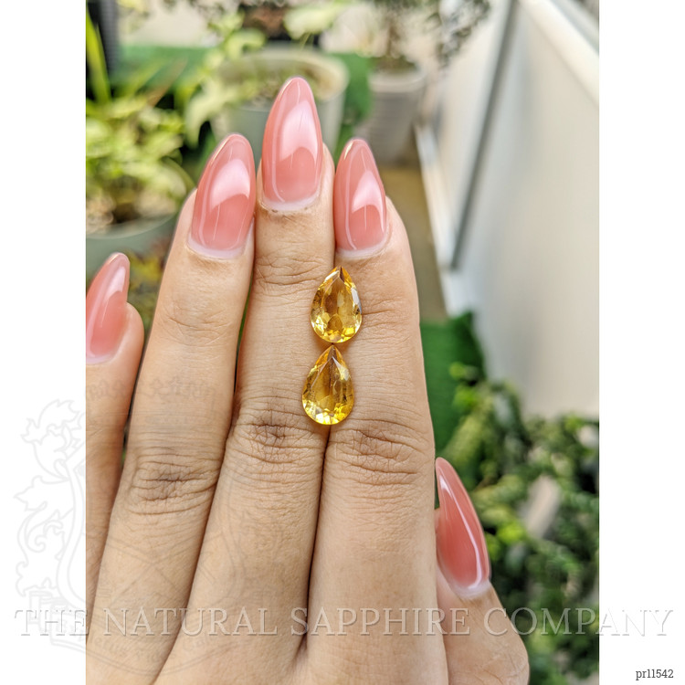 4.51 Ct.Tw. Citrine Pair from Brazil
