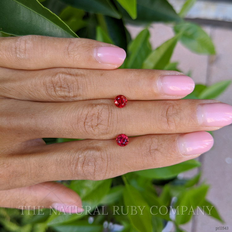 1.26 Ct.Tw. Ruby Pair from Mozambique