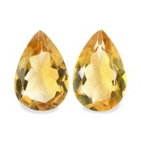 4.72 Ct.Tw. Pear Citrine Pair