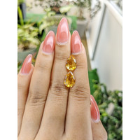 4.72&nbsp;Ct.Tw.Total Carat Weight Citrine Pair from Brazil Life Style
