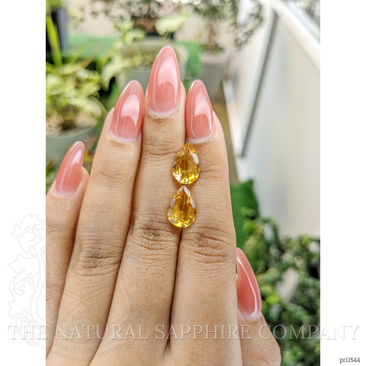 4.72 Ct.Tw. Citrine Pair from Brazil