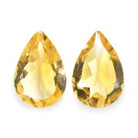 4.01 Ct.Tw. Pear Citrine Pair