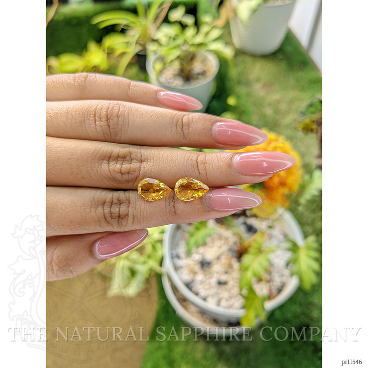 4.01 Ct.Tw. Citrine Pair from Brazil