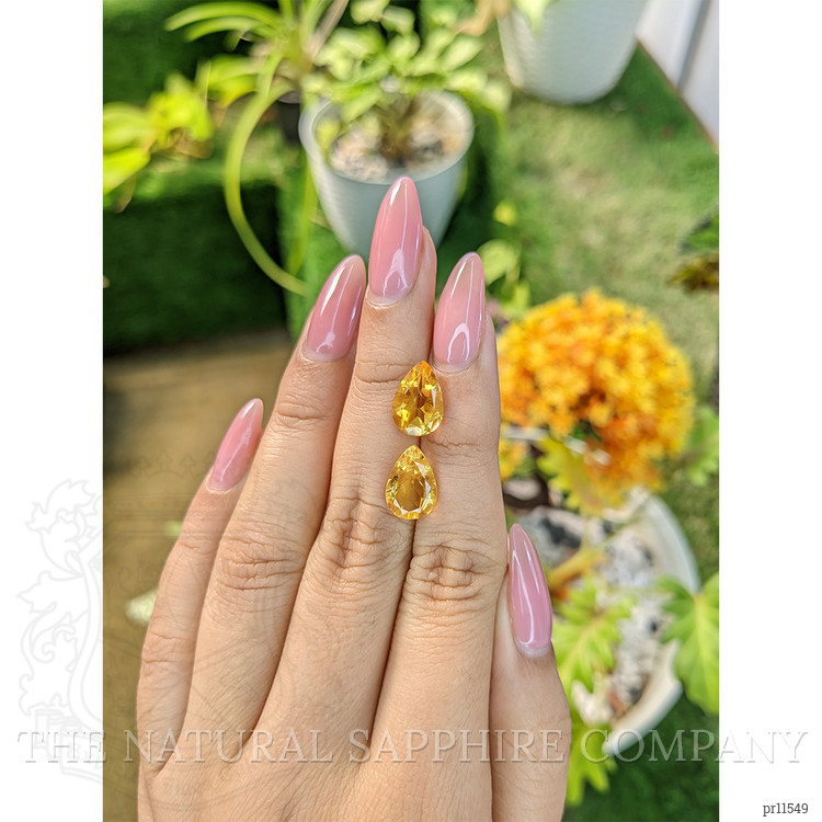 5.03 Ct.Tw. Citrine Pair from Brazil