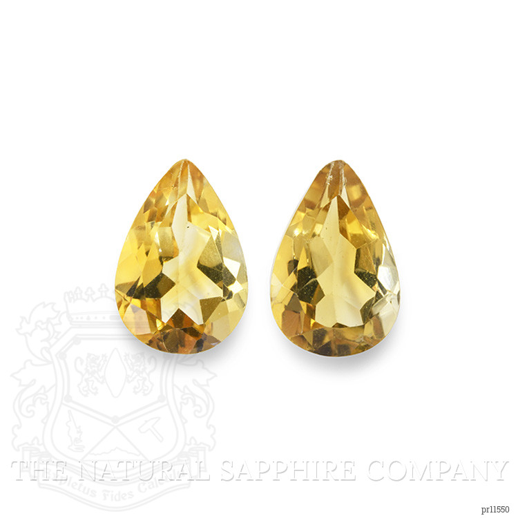 5.40 Ct.Tw. Citrine Pair from Brazil