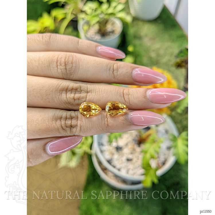 5.40 Ct.Tw. Citrine Pair from Brazil