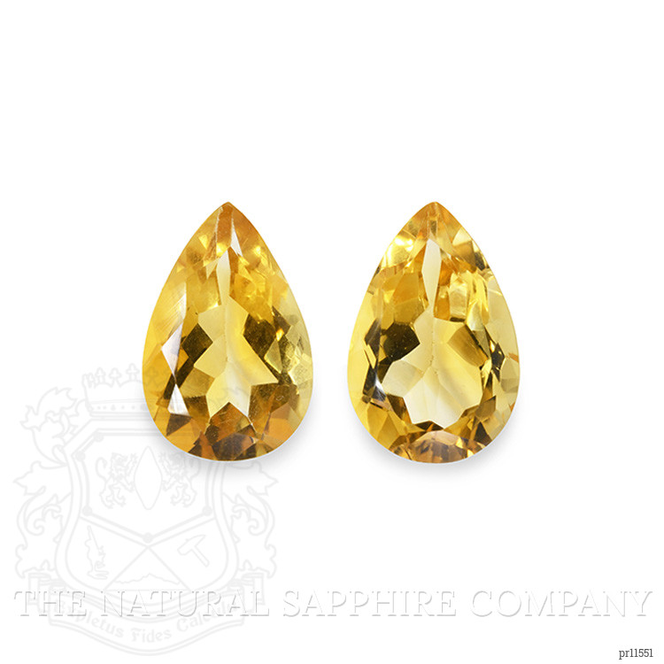 5.30 Ct.Tw. Citrine Pair from Brazil