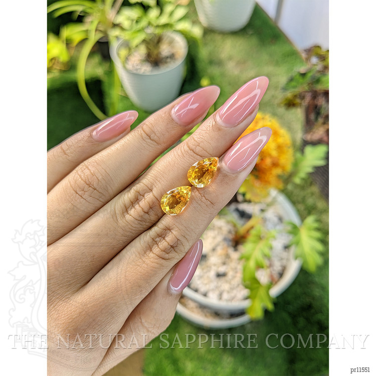 5.30 Ct.Tw. Citrine Pair from Brazil